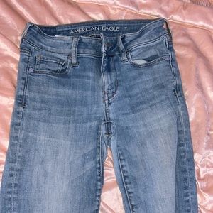 Super stretch american eagle jeans size 0